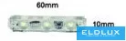 Moduł LED UNIVERSO 3xSMD-2835 DC:12V 1,2 W 140 lm Światło zielone 60 x 10 mm 20 szt./opak.
