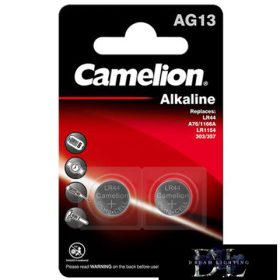   Bateria alkaliczna guzikowa CAMELION 1,5 V AG13/LR44/LR1154/357-BP2