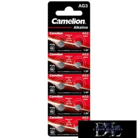 Bateria alkaliczna CAMELION 1,5 V AG3/LR41/LR736/392-BP10