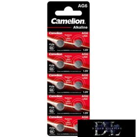   Bateria alkaliczna guzikowa CAMELION 1,5 V AG6/LR69/LR921/371-BP10