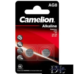 Bateria alkaliczna CAMELION 1,5 V AG8/LR55/LR1121/391-BP2