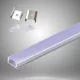 Profil aluminiowy sufitowy UNIVERSO z matową białą płytką maskującą 2 m 17,35*6,9 mm