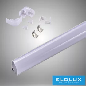   Profil narożny aluminiowy UNIVERSO z matową białą płytką maskującą 2 m 45° 15,7*15,7 mm