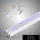 Profil aluminiowy narożny UNIVERSO z matową białą płytką maskującą 2 m 45°