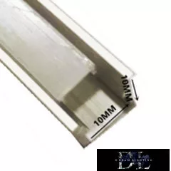 Profil aluminiowy wpuszczany UNIVERSO z matową białą płytką maskującą 2 m
