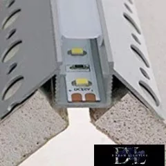 UNIVERSO Profil aluminiowy narożny zewnętrzny z matową płytką maskującą 2 m 50*22,34 mm