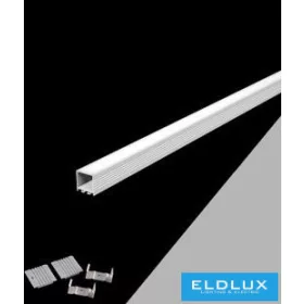   UNIVERSO Profil aluminiowy LED z matową białą płytką maskującą 2 m 35 x 35 mm