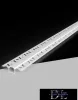 UNIVERSO Profil aluminiowy do wpuszczania w płytę gipsowo-kartonową z matową białą osłoną, 2 m