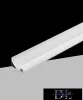 UNIVERSO Profil narożny z opalową osłoną do taśmy LED 10 mm Biały 2000 x 36 x 60 mm