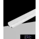 UNIVERSO Profil narożny z opalową osłoną do taśmy LED 10 mm Biały 2000 x 36 x 60 mm