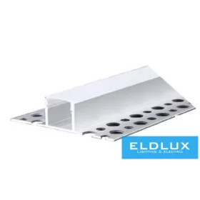   ELDLUX Profil aluminiowy + płyta pokryciowa 2000 x 55 x 13 mm