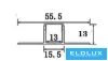 ELDLUX Profil aluminiowy + płyta pokryciowa 2000 x 55 x 13 mm