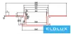 ELDLUX Profil aluminiowy + płyta pokryciowa 2000 x 61 x 14 mm