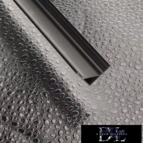   ELDLUX Profil aluminiowy (profil aluminiowy 16*16 mm 2 m, płyta pokryciowa 2 m, 2 zaślepki, 4 elementy mocujące)