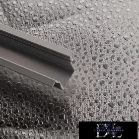   ELDLUX Profil aluminiowy (profil aluminiowy 17*14 mm, 2 m, płyta pokryciowa 2 m, 2 zaślepki, 4 elementy mocujące)