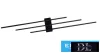 UNIVERSO Kinkiet 23 W 1840 lm 4000 K IP20 czarny 720 x 110 x 50 mm