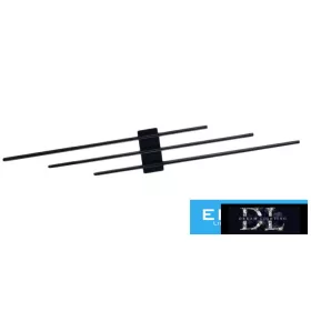   UNIVERSO Kinkiet 23 W 1840 lm 4000 K IP20 czarny 720 x 110 x 50 mm