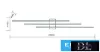 UNIVERSO Kinkiet 23 W 1840 lm 4000 K IP20 czarny 720 x 110 x 50 mm