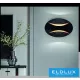 UNIVERSO Kinkiet 6 W 480 lm CCT IP20 210 x 140 x 60 mm czarny