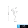 UNIVERSO Kinkiet 10 W 800 lm CCT IP20 Biały 320 x 190 mm