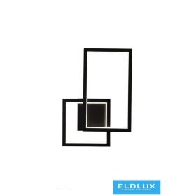   UNIVERSO Fali lámpa 24w 1920lm CCT.Kap IP20 Fekete 265x410mm