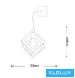 UNIVERSO Kinkiet 1xE27 maks. 60 W 170 x 170 mm IP20 Biały 5 lat