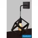 UNIVERSO Kinkiet 1xE27 maks. 60 W 170 x 170 mm IP20 Czarny 5 lat