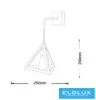 UNIVERSO Kinkiet 1xE27 maks. 60 W 250 x 250 mm IP20 Biały 5 lat