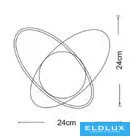 UNIVERSO Kinkiet 1xG9 maks. 10 W D240x240 mm IP20 Stare złoto 5 lat