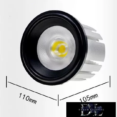 Reflektor punktowy UNIVERSO AR111 LED 30 W 2700 lm 3000 K CRI≥90 40° IP22 czarny