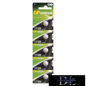   GP litowa bateria guzikowa CR1220 5 szt./opakowanie blistrowe