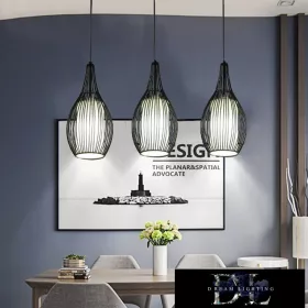   Lampa wisząca UNIVERSO 1xE27 maks. 240 V 60 W ∅175x1000 mm czarna
