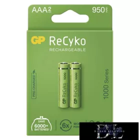 GP ReCyko NiMH bateria HR03 (AAA) 950mAh 2 szt.