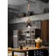 UNIVERSO Żyrandol z liny konopnej 1xE27 IP20 D290x1200mm czarny