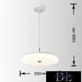 Lampa wisząca UNIVERSO 26 W/52 W 2080 lm/4160 lm CCT ∅530×1000 mm biała