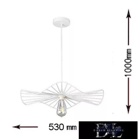 Lampa wisząca UNIVERSO E27 maks. 60 W IP20 ∅530 biała