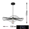 Lampa wisząca UNIVERSO E27 maks. 60 W IP20 ∅530 czarna