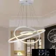 UNIVERSO Lampy wiszące LED 48 W 4320 lm 4000 K IP20 ∅600 mm srebrne