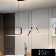 Lampa wisząca UNIVERSO 46 W 3680 lm 4000 K IP20 1070 x 1100 mm Czarna