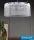 UNIVERSO Żyrandol ze szkła kryształowego 35 W 2800 lm 8000 K 220° IP20 Chrom D500x1200 mm