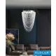 UNIVERSO Żyrandol z kryształowego szkła 35 W 2800 lm 6500 K 220° IP20 Chrom D400 x 1200 mm