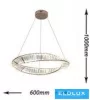 UNIVERSO Żyrandol z kryształowego szkła 45 W 3600 lm 8000 K D600 x 1000 mm