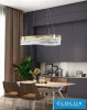 UNIVERSO Żyrandol z kryształowego szkła 45 W 3600 lm 8000 K 800 x 300 x 1200 mm
