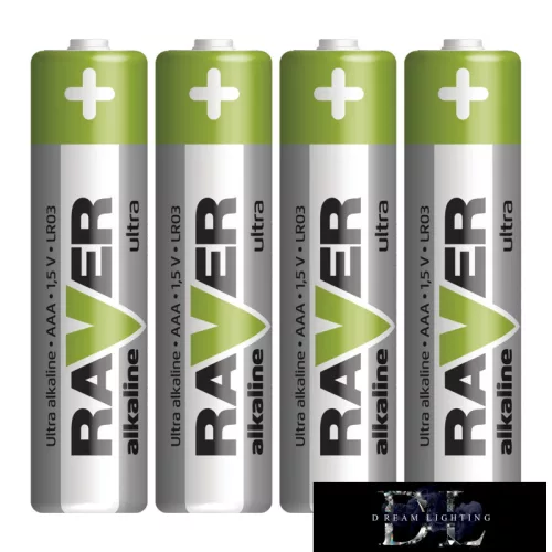 Bateria alkaliczna RAVER LR03 (AAA) 4 szt./opakowanie blistrowe