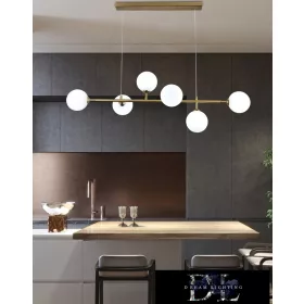   Lampa wisząca UNIVERSO 6xG9 maks. 10 W 980 x 320 x 1000 mm IP20 Stare złoto