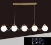 Lampa wisząca UNIVERSO 5xG9 maks. 10 W 920 x 150 x 1000 mm IP20 Stare złoto