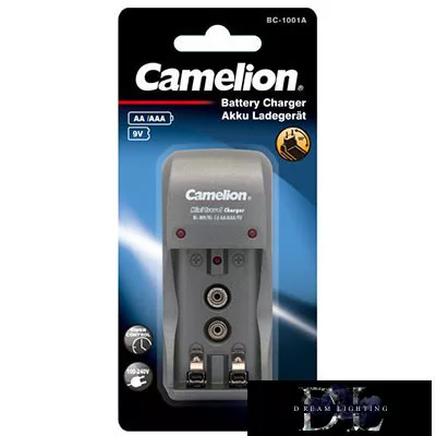CAMELION uniwersalna ładowarka do baterii (1-2 AA/AAA lub 1 9V)