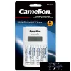 CAMELION uniwersalna ładowarka do baterii AA/AAA (w zestawie 2 baterie AA/2300 mAh i 2 baterie AAA/800 mAh)
