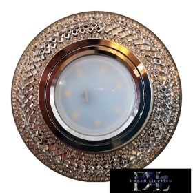 ELDLUX ANUBIS oprawa wpuszczana LED 3W CW + GU10 chrom