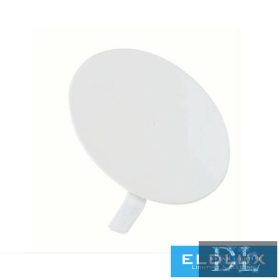   BUDVILL Pokrywa puszki wpuszczana okrągła do puszki o średnicy 65 mm, białe tworzywo sztuczne, średnica 68 mm